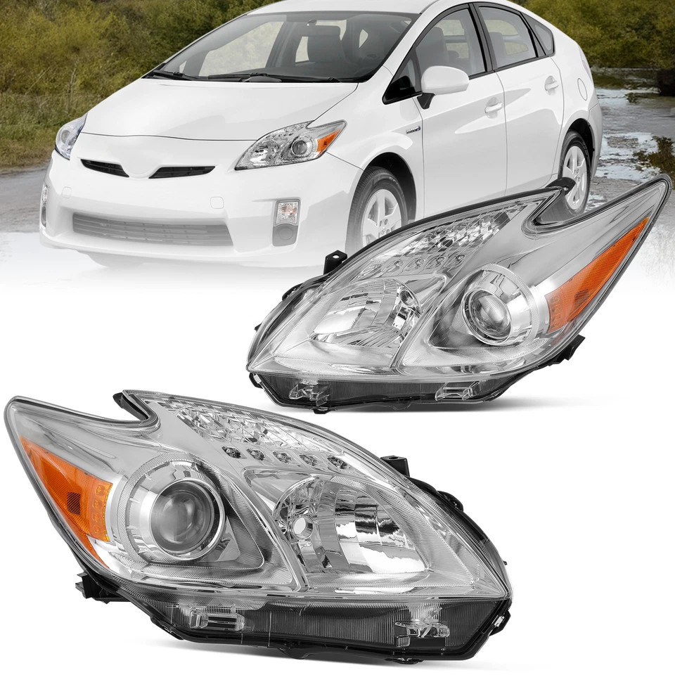 Juego de faros proyectores izquierda y derecha para Toyota Prius 2012-2015 10-15 Foto 1 de 4