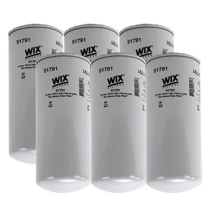 Wix Set 6 Engine Motor Oil Filters For Chevy Ford GM Kenworth Truck Volvo TDI - Picture 1 of 1