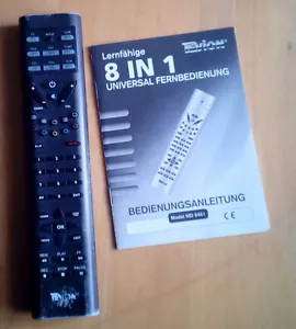 Lernfähige 8 in 1 TEVION Fernbedienung Model:MD6461 Universalfernbedienung - Bild 1 von 2