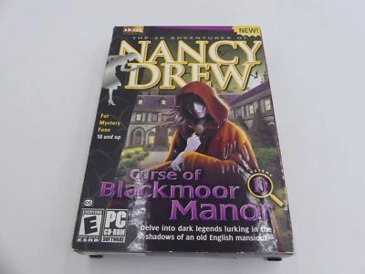 2004 HeR INTERACTIVE NANCY DREW CURSE OF BLACKMOON MANOR SMALL BOX PC SEALED - Image 1 of 4