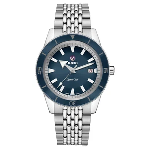 Reloj de buceo para hombre Rado Captain Cook automático esfera azul acero inoxidable R32505203 - Imagen 1 de 12