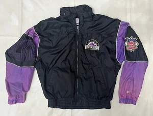 COLORADO ROCKIES VINTAGE STARTER SMALL JACKET WINDBREAKER MLB SEE DESCRIPTION - Picture 1 of 14