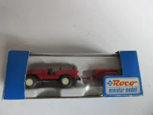 Roco 1:87 Jeep Renegade 1719 con remolque, ¡sin usar!!! - Imagen 1 de 4
