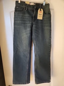 Levis 505 Jeans Boys Size 10 Regular Straight Leg Blue 25 x 25 NEW With Tags!! - Picture 1 of 7
