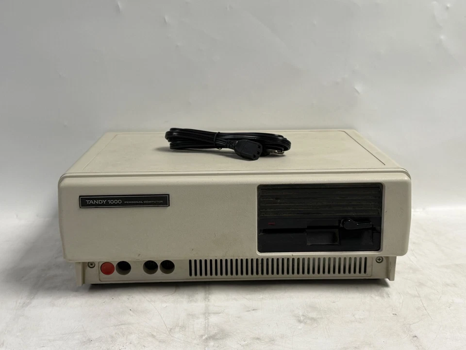Computadora personal Tandy 1000 original vintage 25-1000 Foto 1 de 4