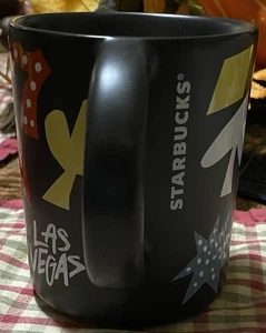 Starbucks Coffee Mug Triple 777 Las Vegas Nevada Casino Black 12 Oz - Picture 1 of 7