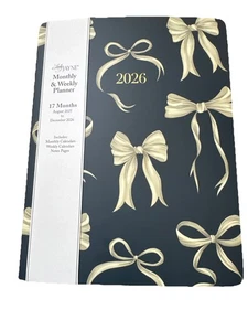 Lady Jayne Monthly & Weekly Planner 17 Months Aug 2025-Dec 2026 Monthly, Weekly - Picture 1 of 8