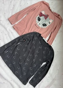 Two H&M Long sleeves For Girls Size 4-6 - Picture 1 of 3