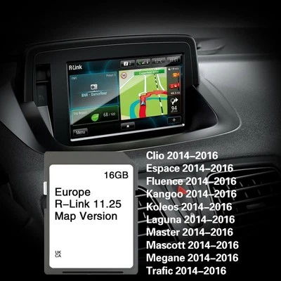 TOMTOM Carte SD GPS Renault RLINK 2024-2025 Europe v11.25