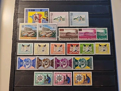 Africa Stamps MNH Congo,  Benin, Rwanda.  - Image 1 of 4