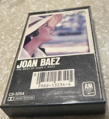 JOAN BAEZ Vintage Audio Cassette Tape The Best Of  CS-3234 Tested - Image 1 of 3
