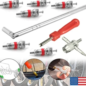 Valve Stem Puller installation HD Chrome Tool Car Tire Changer Plug Core Remove - Picture 1 of 12