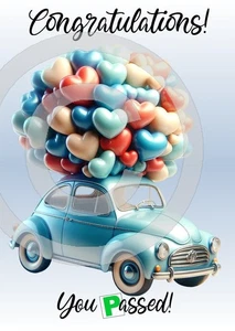 NEW Congratulations On Passing Your Driving Test  A5 Size Card - Picture 1 of 4
