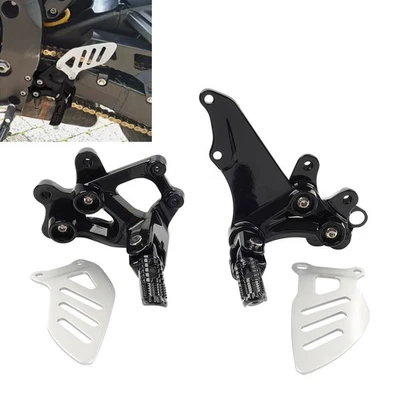 Front Rider Footrests Foot Pegs Bracket For Suzuki GSXR600 GSXR750 2006-2010 Foto 1 de 4