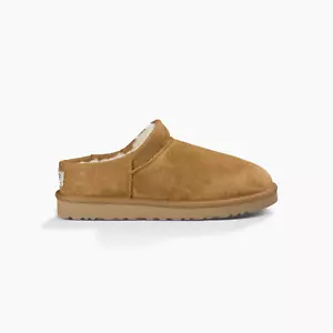 UGG Classic Hausschuhe Damen US 12 Wildleder Lammfell kastanienbraun 1009249 NEU - Bild 1 von 5