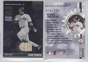 2002 Donruss Best of Fan Club Master Craftsmen Game-Used Bat Nomar Garciaparra