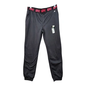 NWT Xersion Jogger Sweat Pants Youth XL 16 Black Heavyweight LOVE Lounge Workout - Picture 1 of 8