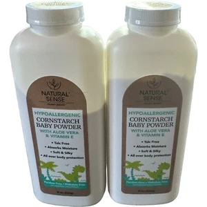 Polvo hipoalergénico para bebé Natural Sense con aloe vera vitamina E nuevo - Imagen 1 de 2