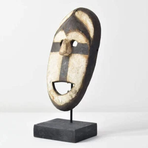 Kumu bemalte Holzmaske Kongo - Bild 1 von 10