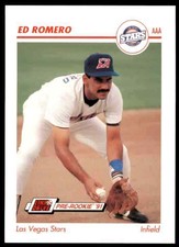 1991 LIne Drive Aaa Baseball Card Ed Romero #291 3038