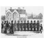 SUSSEX The Victoria Rifle Corps - Antique Print 1859