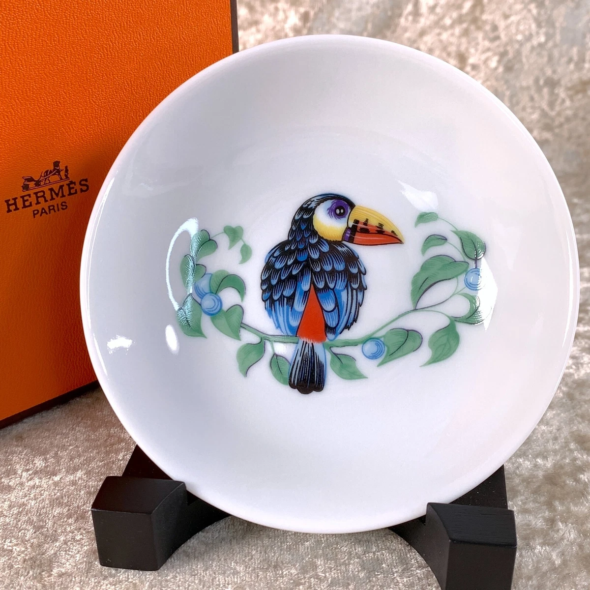 ベン様用 Hermes Toucans 22cm トゥカンプレート3枚 HERMES / エルメス