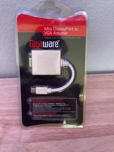 *NEW* GIGAWARE MINI DISPLAYPORT TO VGA ADAPTER PC/MAC-2602730 - Picture 1 of 3
