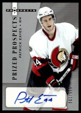 2005-06 Fleer Hot Prospects Patrick Eaves Rookie Auto 501/999 Ottawa Senators