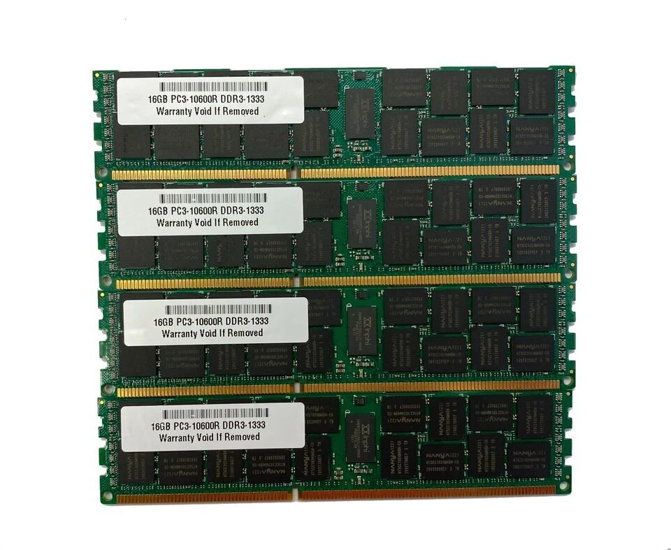 64GB 4X16GB Memory for Supermicro X9SRL X9SRL-F X9SRW-3F X9SRW-F  ECC RDIMM RAM - Image 1 of 1