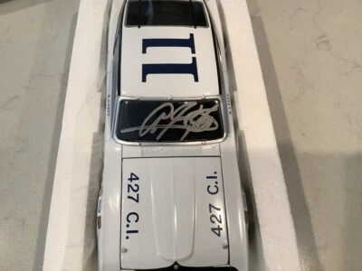 AJ FOYT AUTOGRAPHED 1968 URL DON WAGNER FORD TORINO COBRA  DIECAST W/COA & CARD - Image 1 of 4