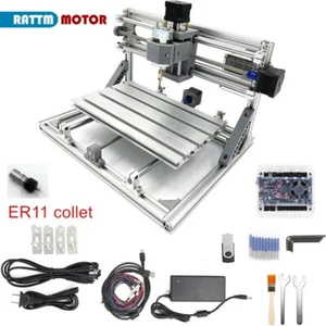 【US】3 Axis 3018 CNC Mini Desktop Milling Engraving Router Machine + ER11 Collet - Picture 1 of 9