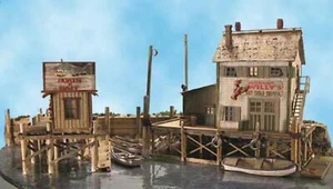 Stabmühlen (Spur N) #0921 Waterfront Willy's/Trackside Jack - Laser Cut Wood Kit - Bild 1 von 3