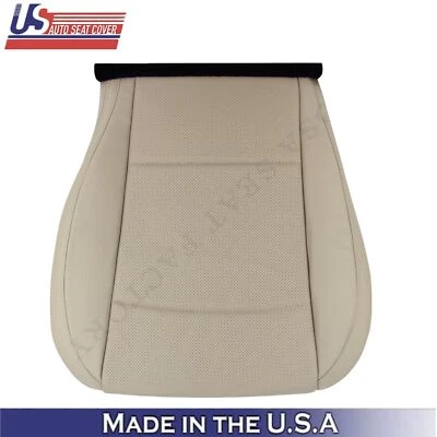 Cubierta de asiento inferior del conductor de cuero sintético marfil cálido 2015-2017 para Subaru Outback Foto 1 de 4