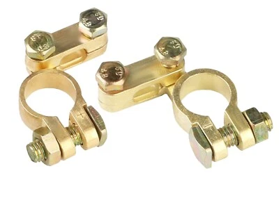 2 morsetti batteria morsetti polo batteria 12V 24V morsetto batteria auto polo auto camion - Immagine 1 di 2