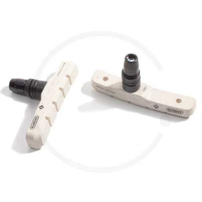 Weiße V-Brake Bremsschuhe Elvedes "White" | 72mm | 1 Paar - Bild 1 von 4