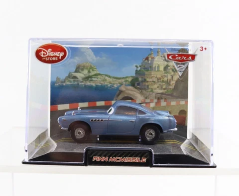 Disney Pixar Cars 2 Finn Mcmissile 1:43 Diecast Vehicle in Display Case NIP Cover