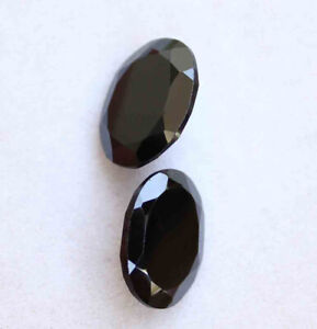 21.80 Ct NATURAL BLACK SPINEL 12*16 MM OVAL CUT VVS AAA