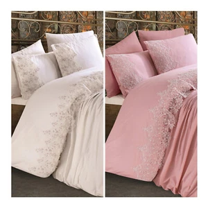 MARIA 6 piezas crema edredón edredón edredón ropa de cama 200x220 cm - Imagen 1 de 8