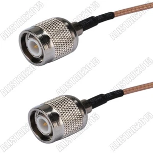 3pcs TNC Male to TNC Male Plug RF Pigtail Extension Cable Cord RG316 15cm - Picture 1 of 3