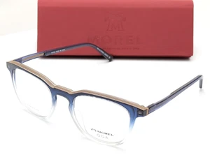 Morel OGA 10175O BD05 Oval Blue Brown Grey Unisex Eyeglasses 51mm - Picture 1 of 7