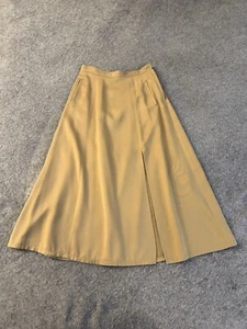 Liz Sport Dress 8P Beige High Waist Casual Flaire - Picture 1 of 11