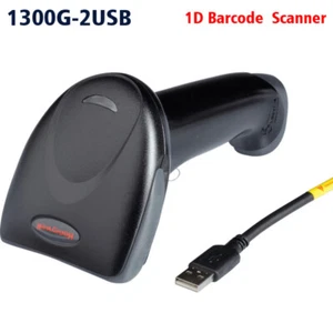 Honeywell Hyperion 1300G 1300G-2USB 1D Handheld Barcode Scanner Lesegerät Schwarz Kit - Bild 1 von 10