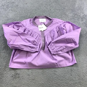 The Shirt by Rochelle Behrens Top Womens Extra Small Button Up Logan Shirt - Picture 1 of 11