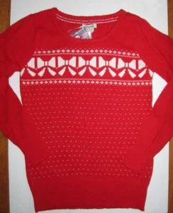 Cherokee Girls size XL 14/16 Red/White long sleeve Sweater NWT - Picture 1 of 2