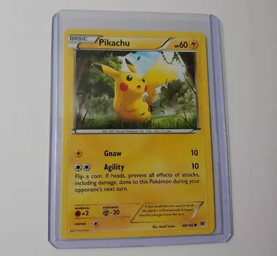 Pikachu 48/162 Pokemon 2015 XY Breakthrough Pokemon Card NM-M - Image 1 of 3