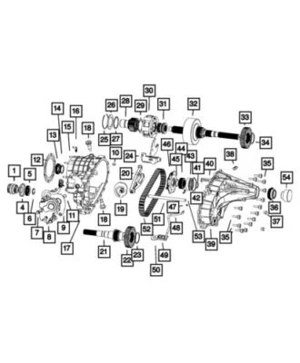 Sello de salida de caja de transferencia genuina Mopar 2006-2010 Dodge Ram 1500 5170540AA Foto 1 de 4