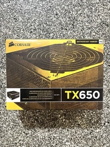 Corsair CMPSU-TX650 650 Watt ATX Power Supply Enthusiast Series New Sealed - Afbeelding 1 van 6