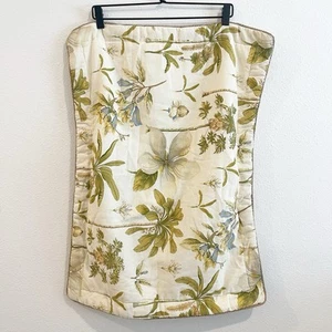 Williamsburg Standard Sham Set Of 2 Palms Yellow Magnolia Southern Florida - Picture 1 of 9