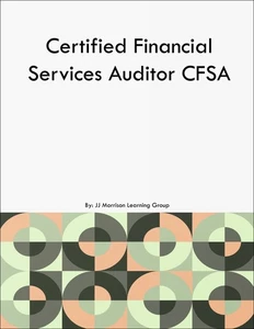 Certified Financial Services Auditor CFSA - Imagen 1 de 1