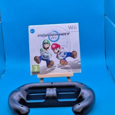 Mario Kart Wii con Volante Wii Bianco (Nintendo Wii, 2008) Multilingua Originale - Immagine 1 di 4
